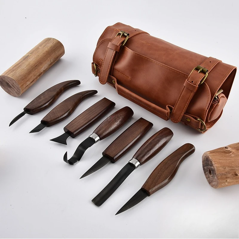 Beginner Leatherwork Kit - Kit per intaglio del legno Set