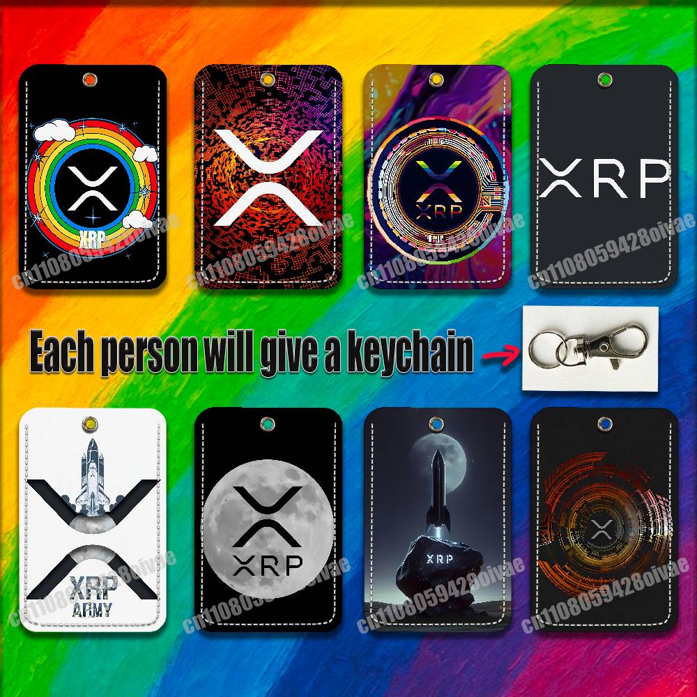 Leather Works - Porta Badge Digitale per Criptovaluta Xrp