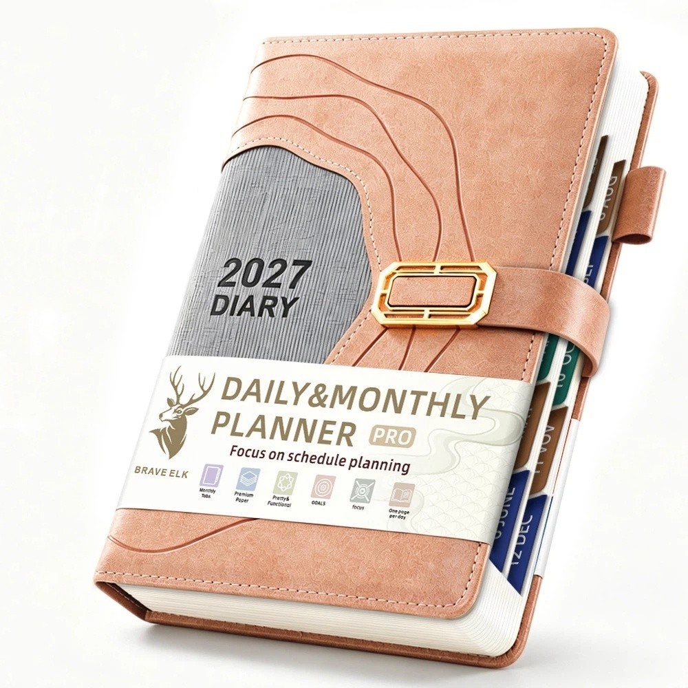 Leatherwork Plans - Agenda 2027 con Copertina in Pelle