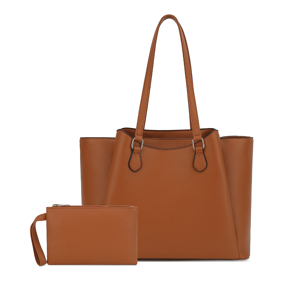 Leather Works - Borsa Tote da Donna, Grande Borsa