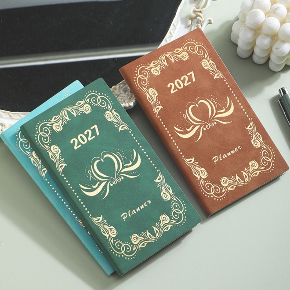 Leatherwork Plans - Agenda Planner 2027 in Inglese, Blocco