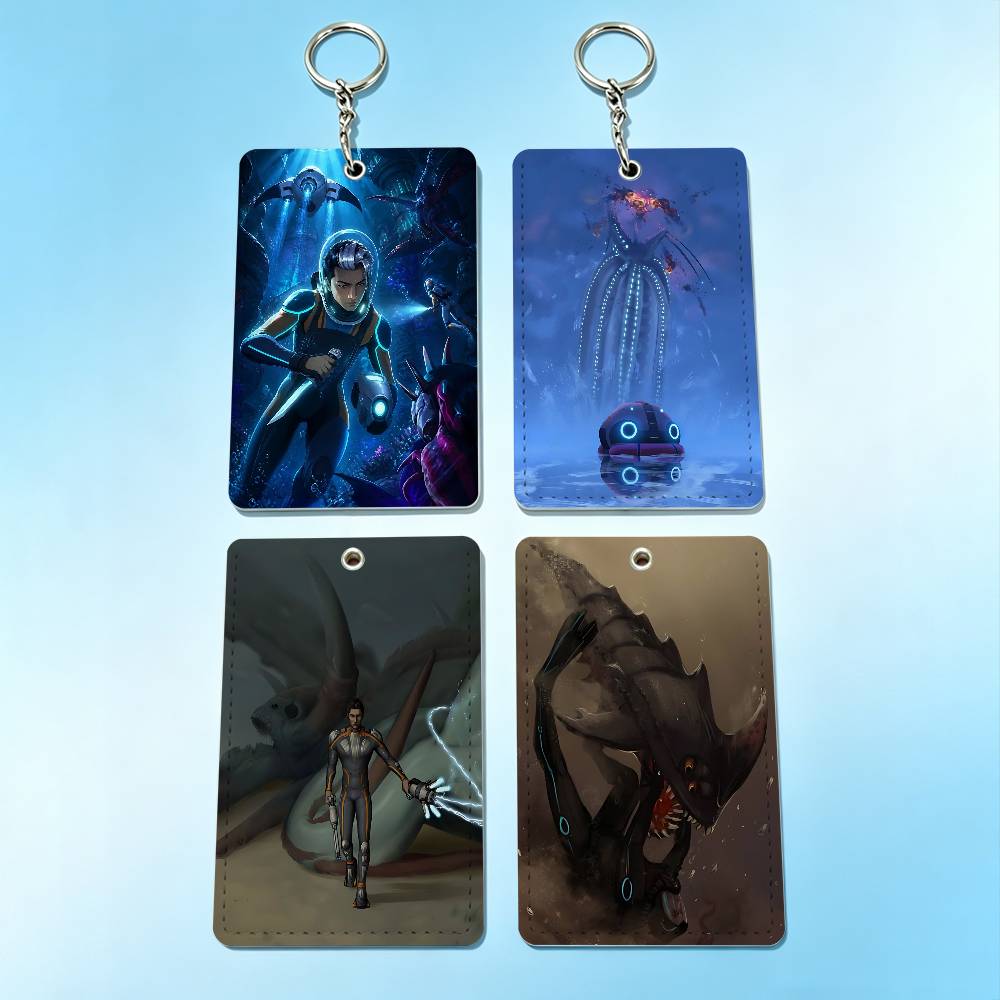 Leather Works - Portachiavi con Porta Badge Hot Game