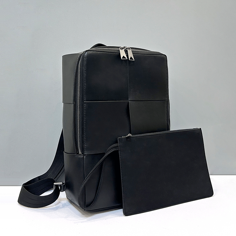 Leatherwork Bag - Zaino da Viaggio in Pelle Intrecciata