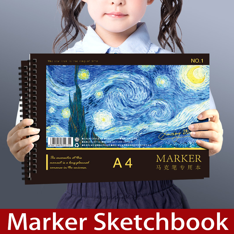 Copic Marker Sketch - Blocco da disegno a spirale A4