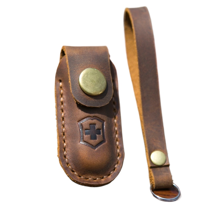 Leatherwork Knives - Coltello Svizzero, Custodia Protettiva in Pelle,