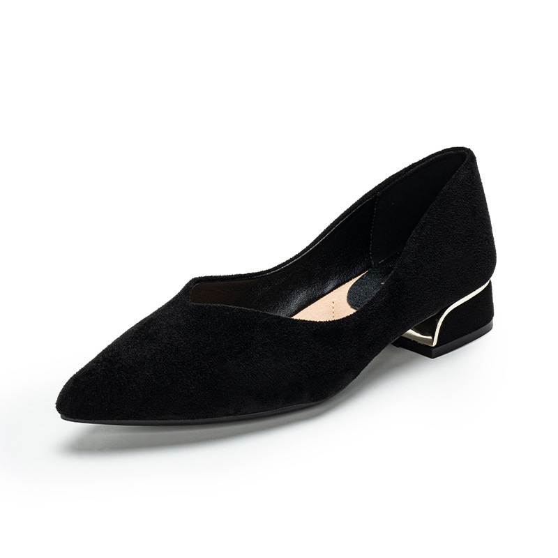 Scarpe da donna in pelle scamo - Leather Work Heels recensione e prezzo