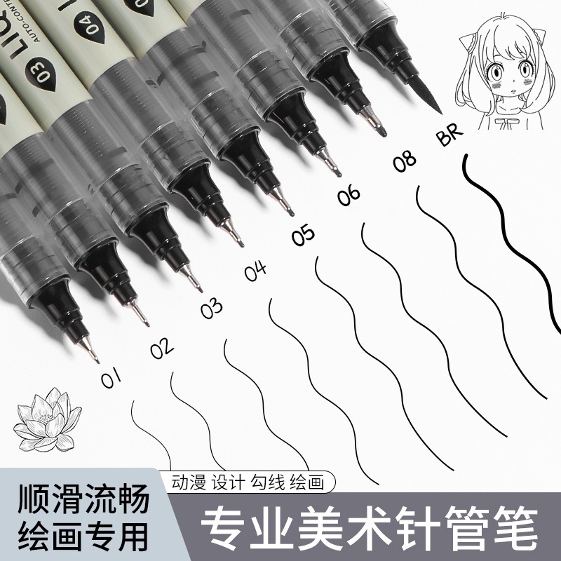 Set di 12 Pennarelli Neri a Pu - Copic Marker Sketch recensione e prezzo