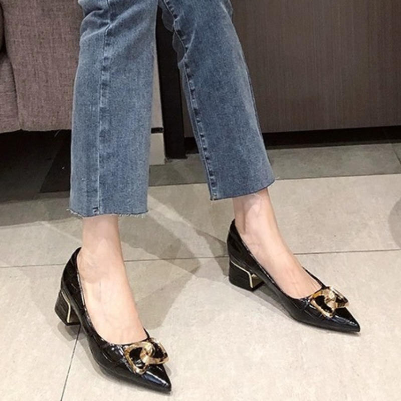 2025 Scarpe da donna a punta i - Leatherwork In French recensione e prezzo