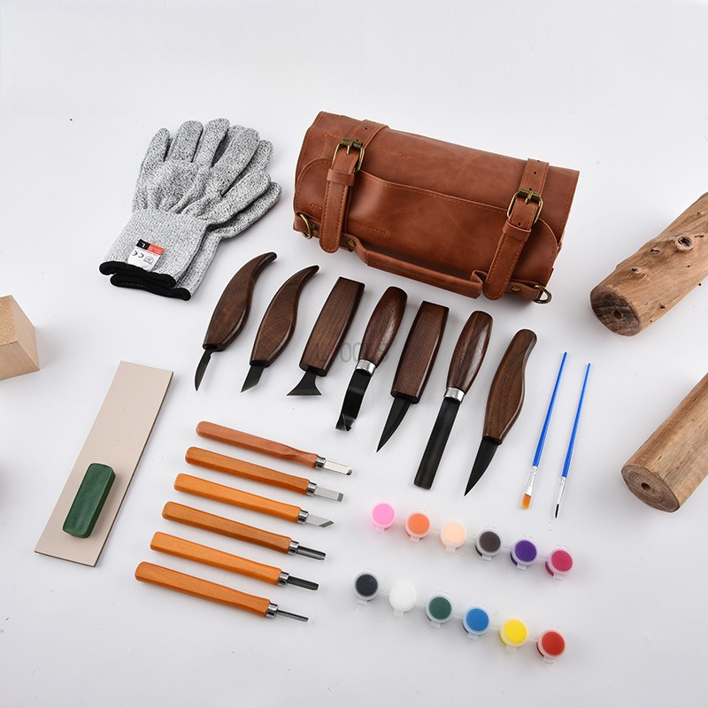 Kit per intaglio del legno Set - Beginner Leatherwork Kit recensione e prezzo