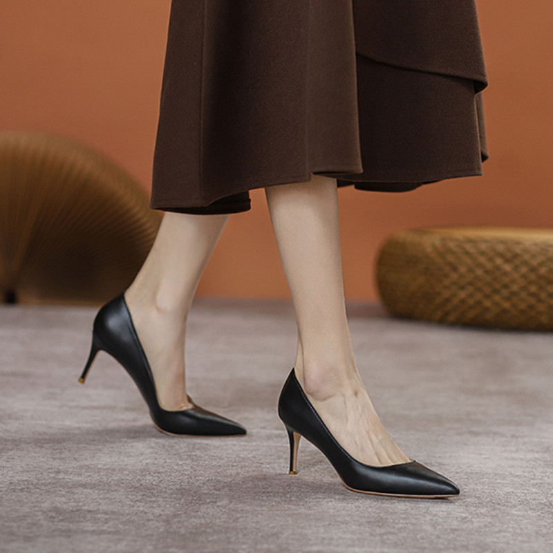 2025 Nuovi tacchi alti a punta - Leatherwork In French recensione e prezzo