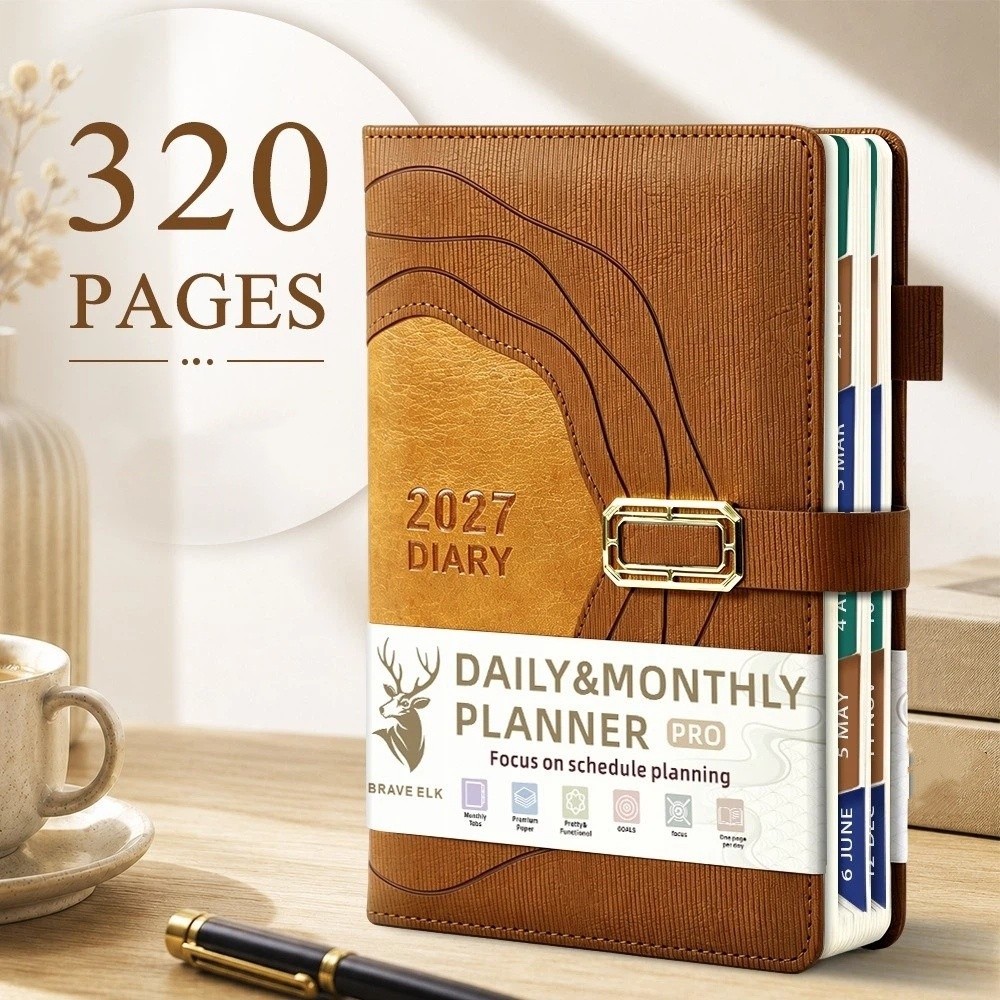 Agenda 2027 con Copertina in P - Leatherwork Plans recensione e prezzo