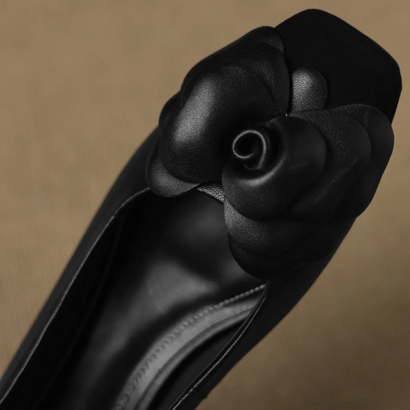 Taglie forti 34-41 décolleté s - Leather Work Heels recensione e prezzo