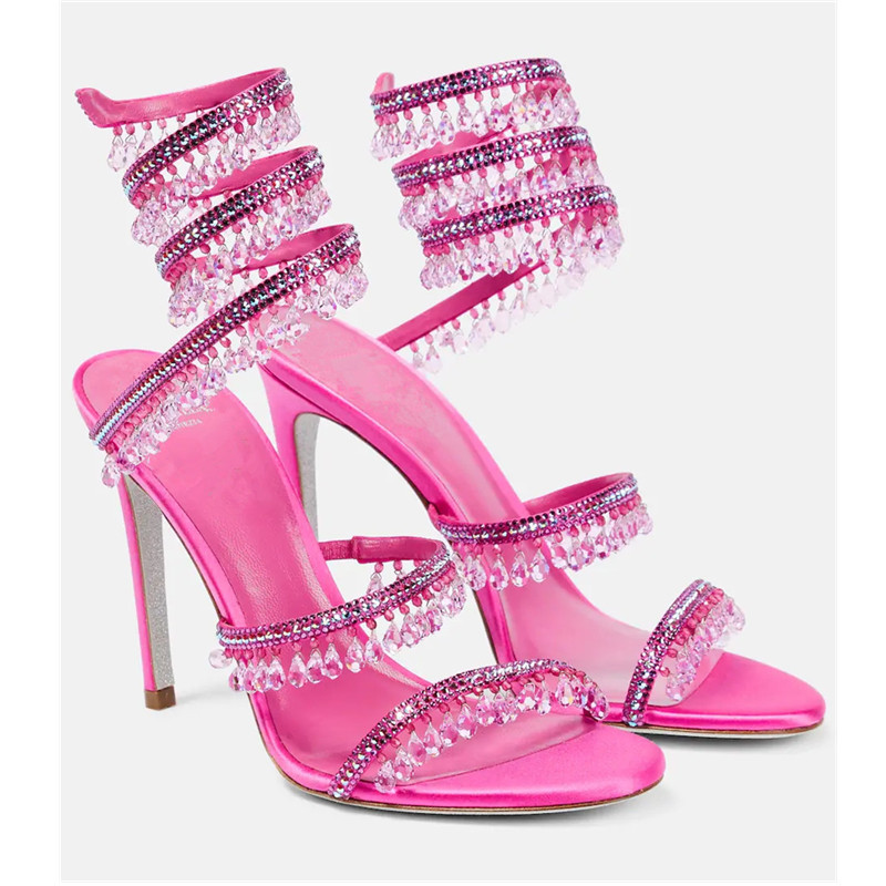 Sandali con Tacco Alto da Donn - Leather Work Heels recensione e prezzo