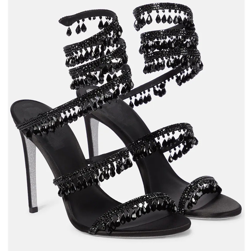 Sandali con Tacco Alto da Donn - Leather Work Heels recensione e prezzo