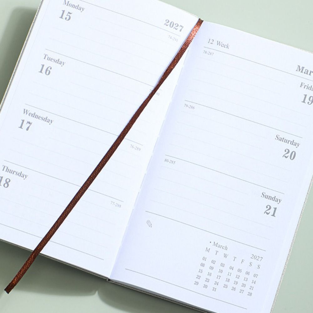 Agenda Planner 2027 in Inglese - Leatherwork Plans recensione e prezzo