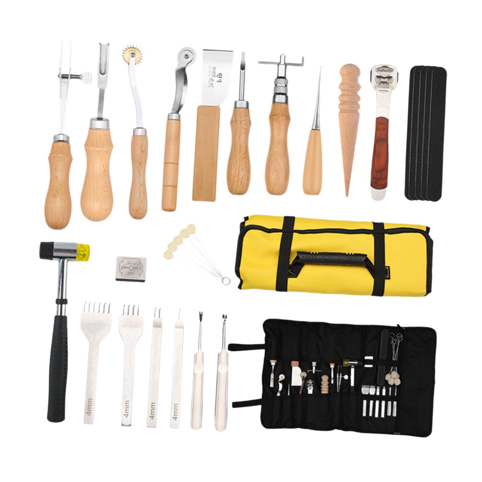 Kit da 29 Pezzi per Lavorazion - Beginner Leatherwork Kit recensione e prezzo