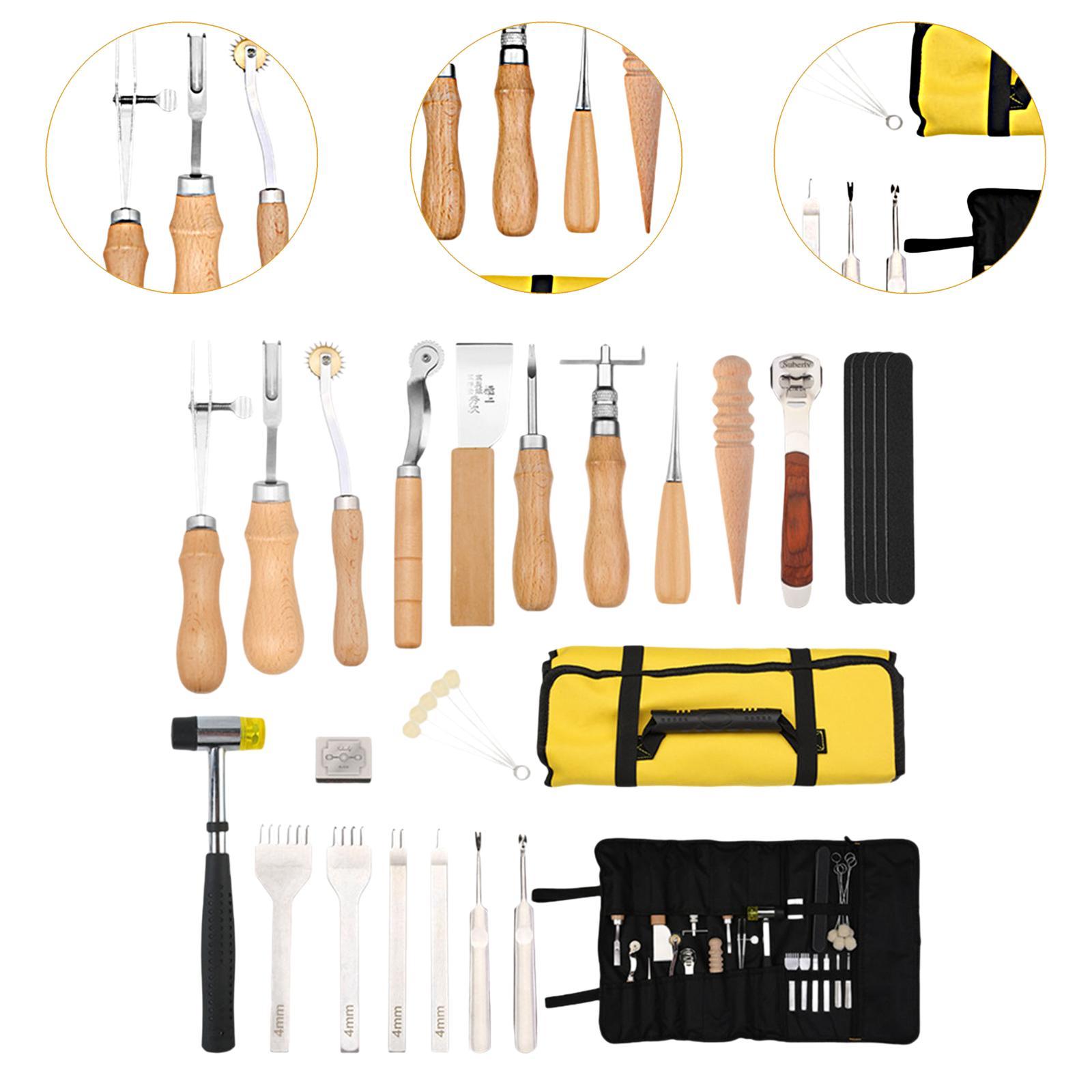 Kit da 29 Pezzi per Lavorazion - Beginner Leatherwork Kit recensione e prezzo