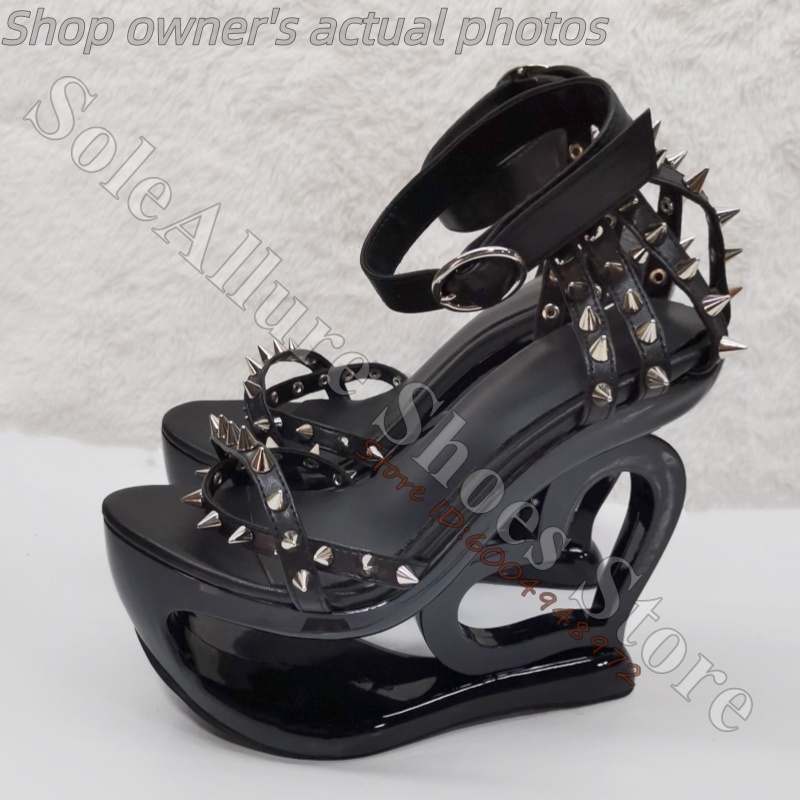 Sandali con zeppa rosa shockin - Leather Work Heels recensione e prezzo