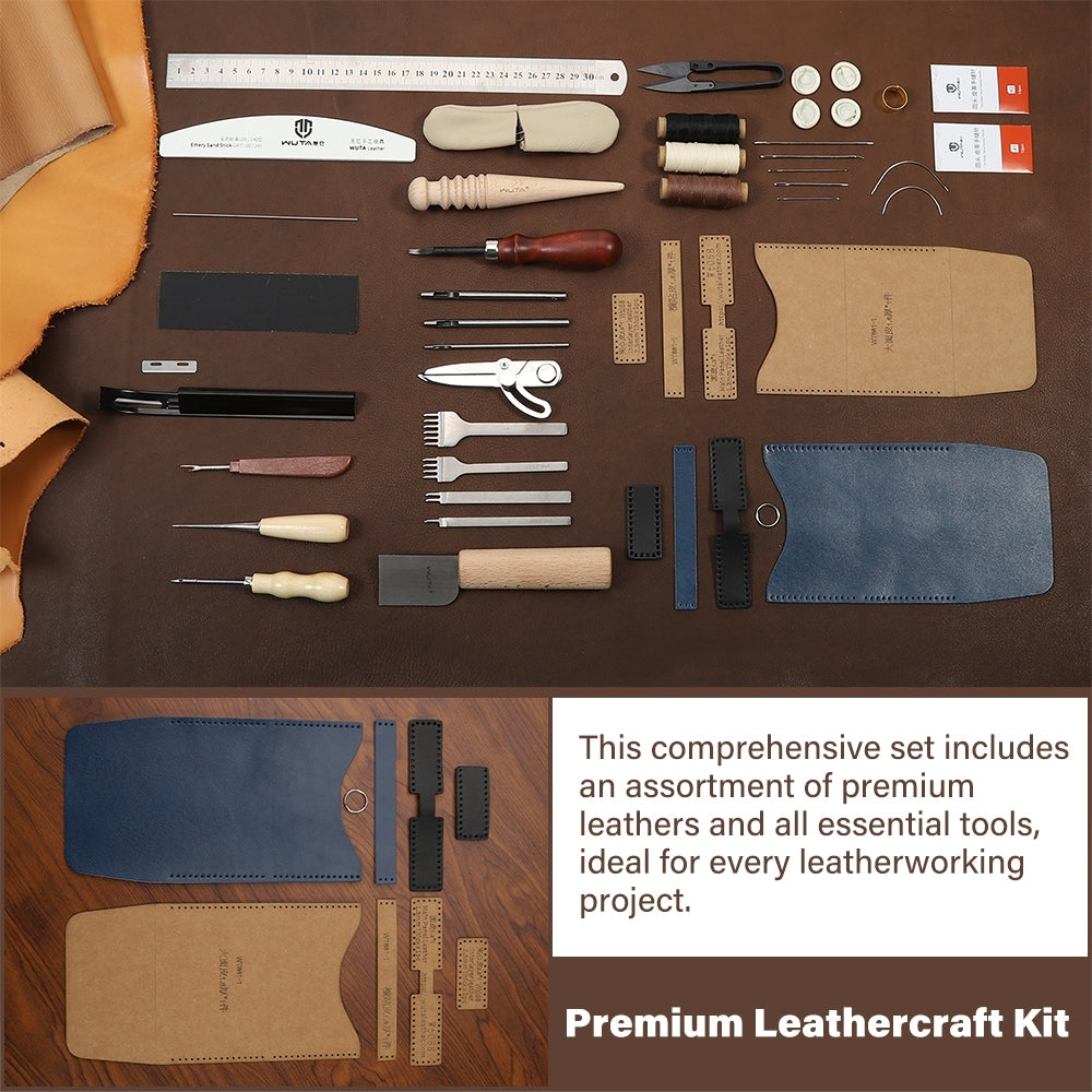 WUTA Kit di Attrezzi per Lavor - Beginner Leatherwork Kit recensione e prezzo