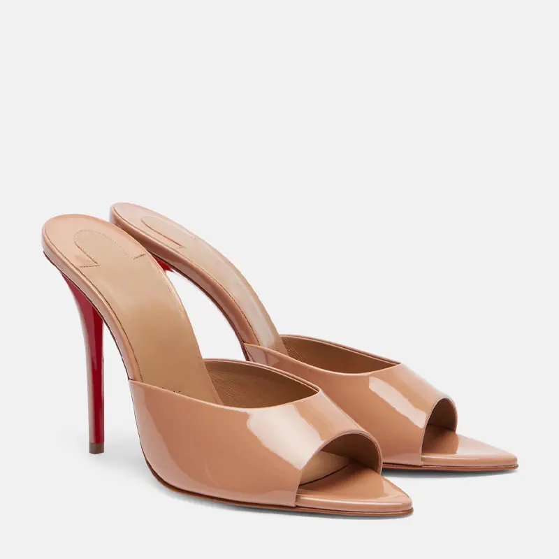 Sandali Romani Nuovi da Donna  - Leather Work Heels recensione e prezzo