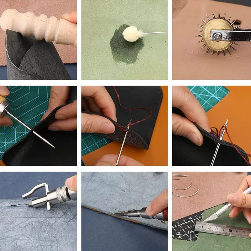 Kit Pratico di Strumenti per L - Beginner Leatherwork Kit recensione e prezzo