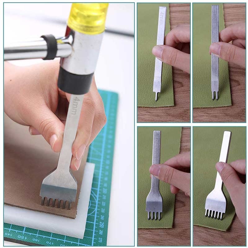 Kit di 25 Attrezzi per Lavoraz - Beginner Leatherwork Kit recensione e prezzo