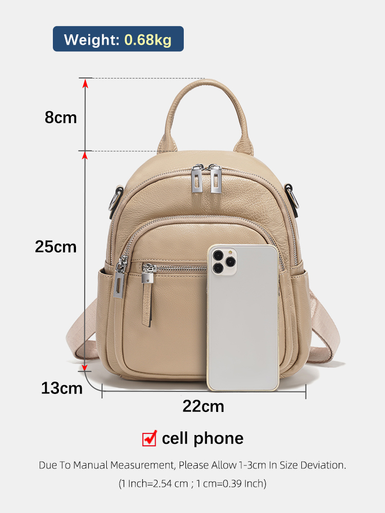 Zency Zaino piccolo in vera pe - Leatherwork Bag recensione e prezzo