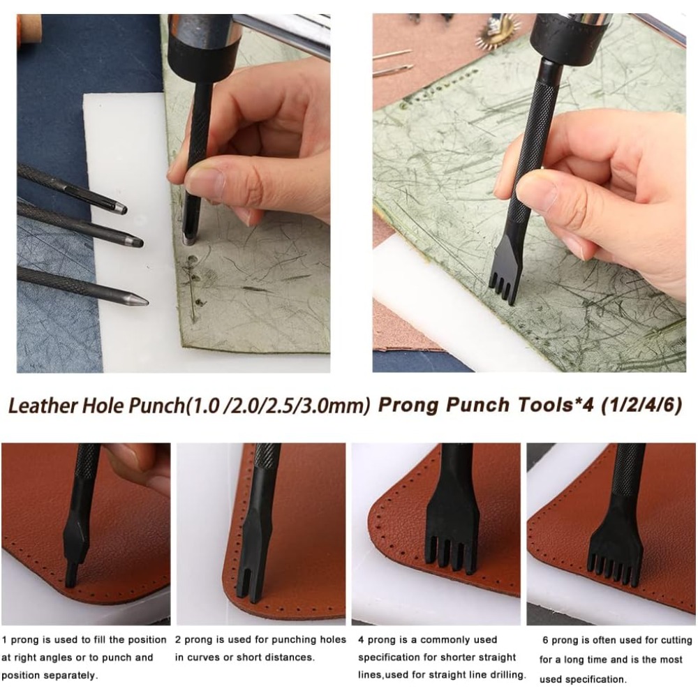 Strumenti per la lavorazione d - Beginner Leatherwork Kit recensione e prezzo