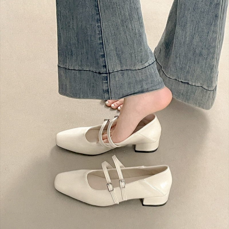 Scarpe Mary Jane da Donna con  - Leather Work Heels recensione e prezzo