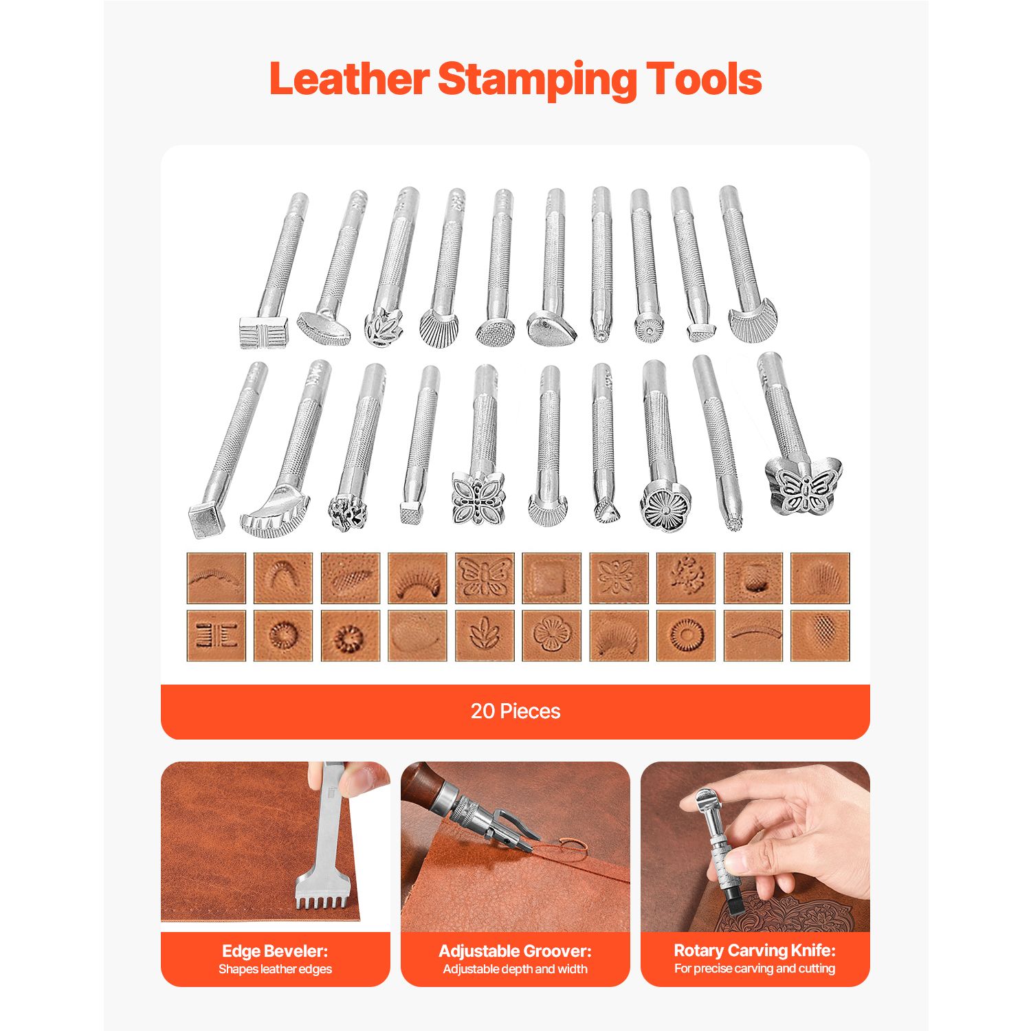 Kit di strumenti per la lavora - Beginner Leatherwork Kit recensione e prezzo