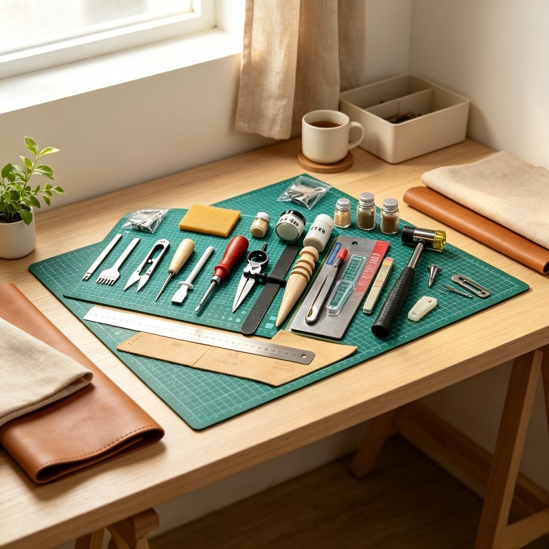 Set per Lavorazione del Cuoio  - Beginner Leatherwork Kit recensione e prezzo